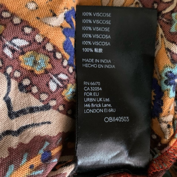 FREE PEOPLE ROSALIE WRAP BOHO TOP RUFFLED SLEEVES - Picture 9 of 9